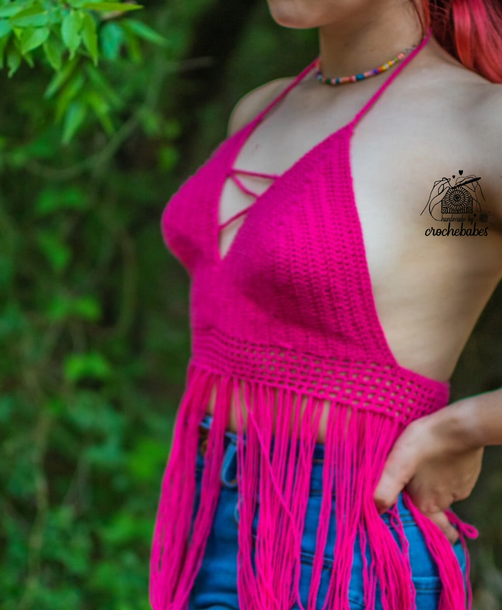 Cute summer top               off shoulder Top,Crochet tank top,Crop top,Festival Top,Boho Crop Top