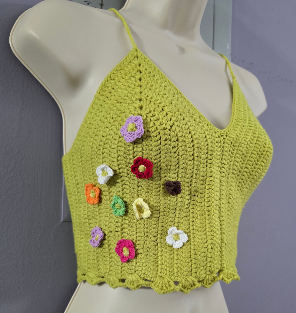 Haut de jardin au crochet taille M | Soldes taille M *