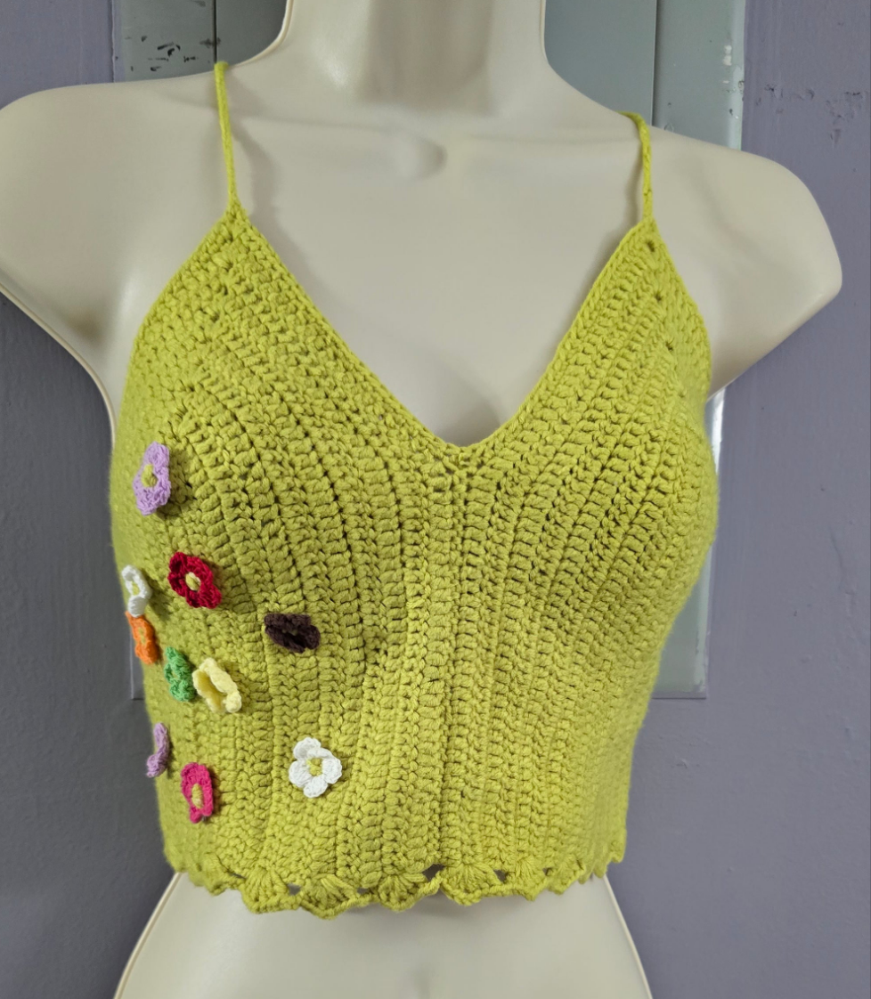Haut de jardin au crochet taille M | Soldes taille M *