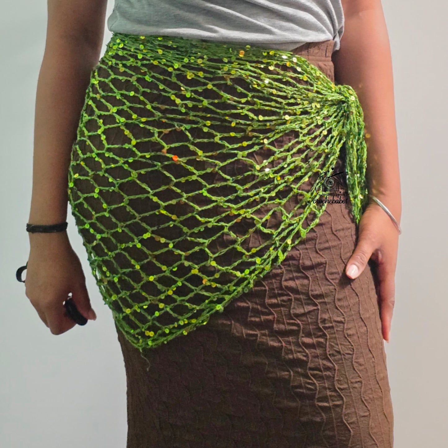 Sequins Skirts and  Swimsuit Wrap | Sequins sparkling warp cover-up