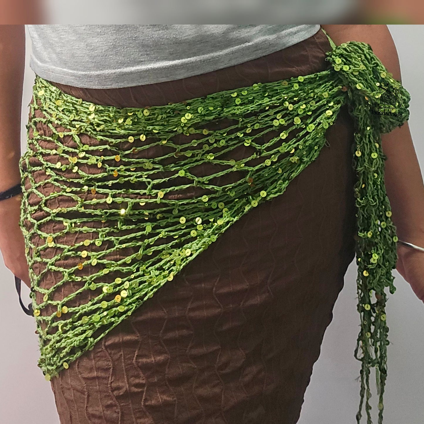 Sequins Skirts and  Swimsuit Wrap | Sequins sparkling warp cover-up