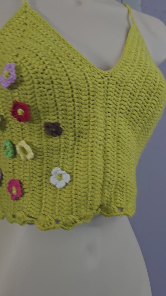Haut de jardin au crochet taille M | Soldes taille M *