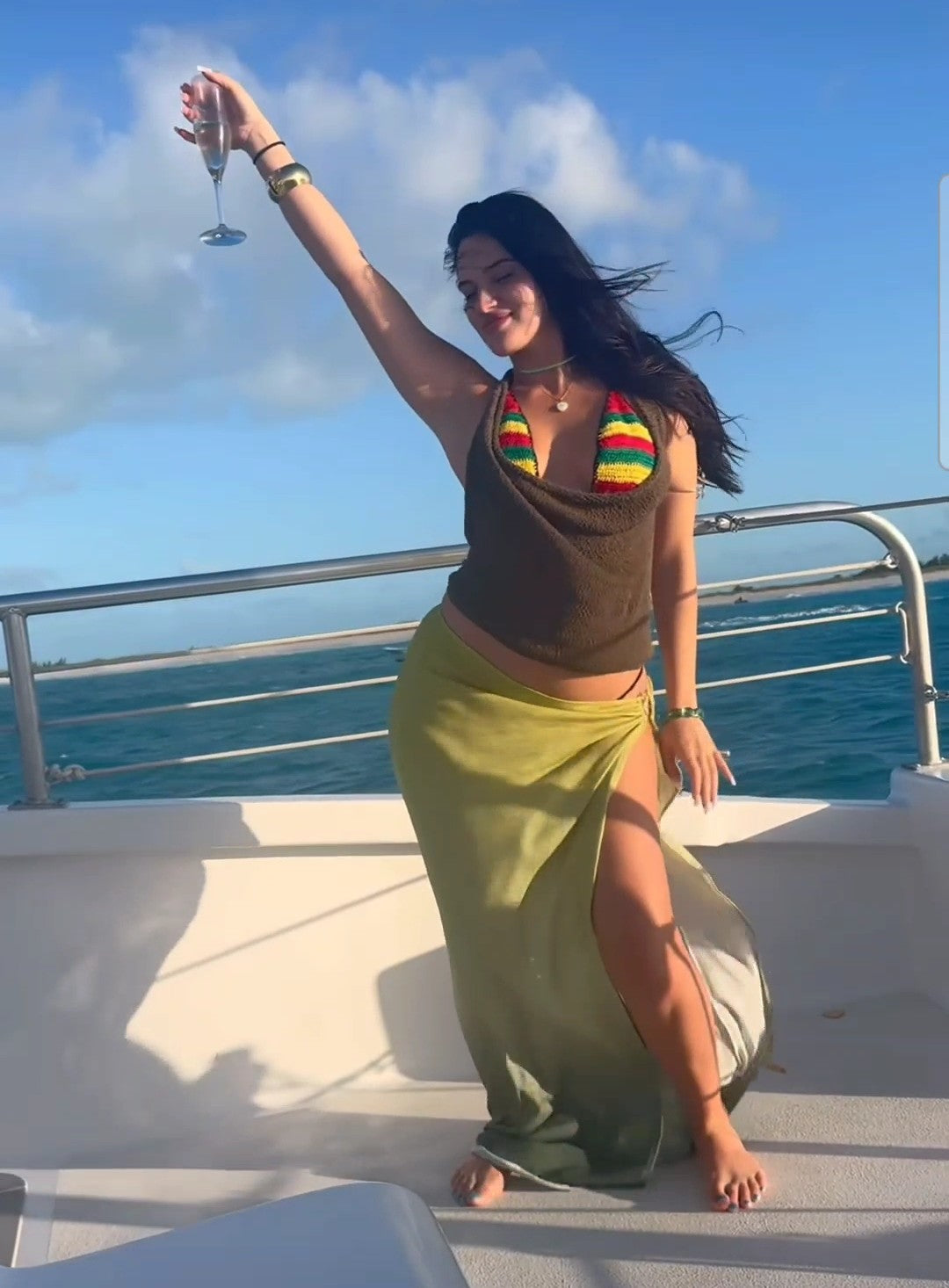 RASTA crochet Bikini top