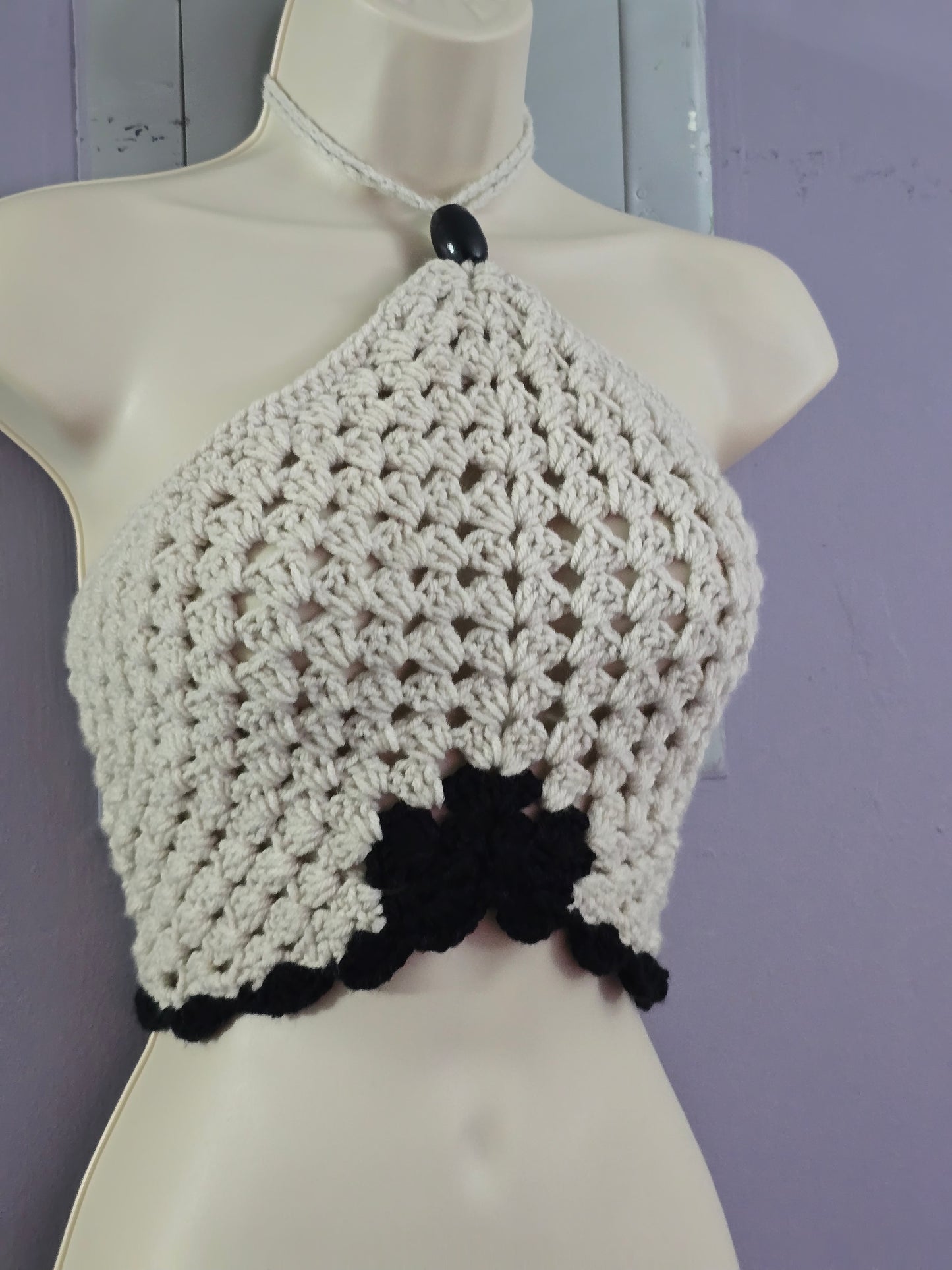 Haut dos nu au crochet taille M | Soldes taille M *