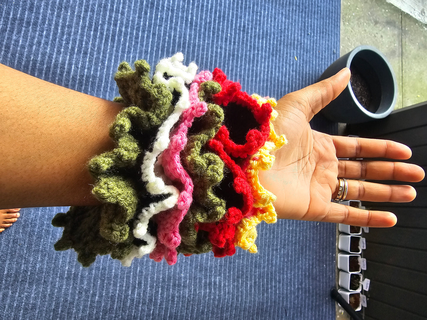 Scrunchie crochet Scrunchie Tie Ponytail Holders Aesthetic Scrunchie.