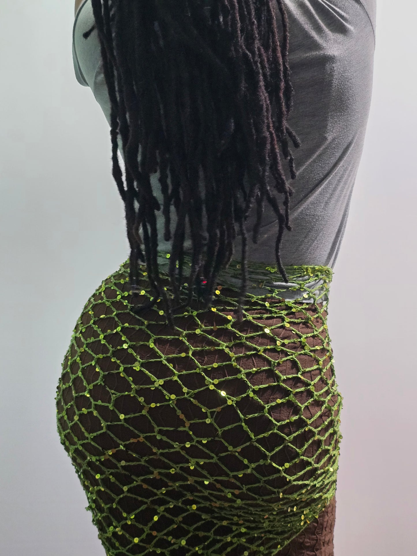 Sequins Skirts and  Swimsuit Wrap | Sequins sparkling warp cover-up