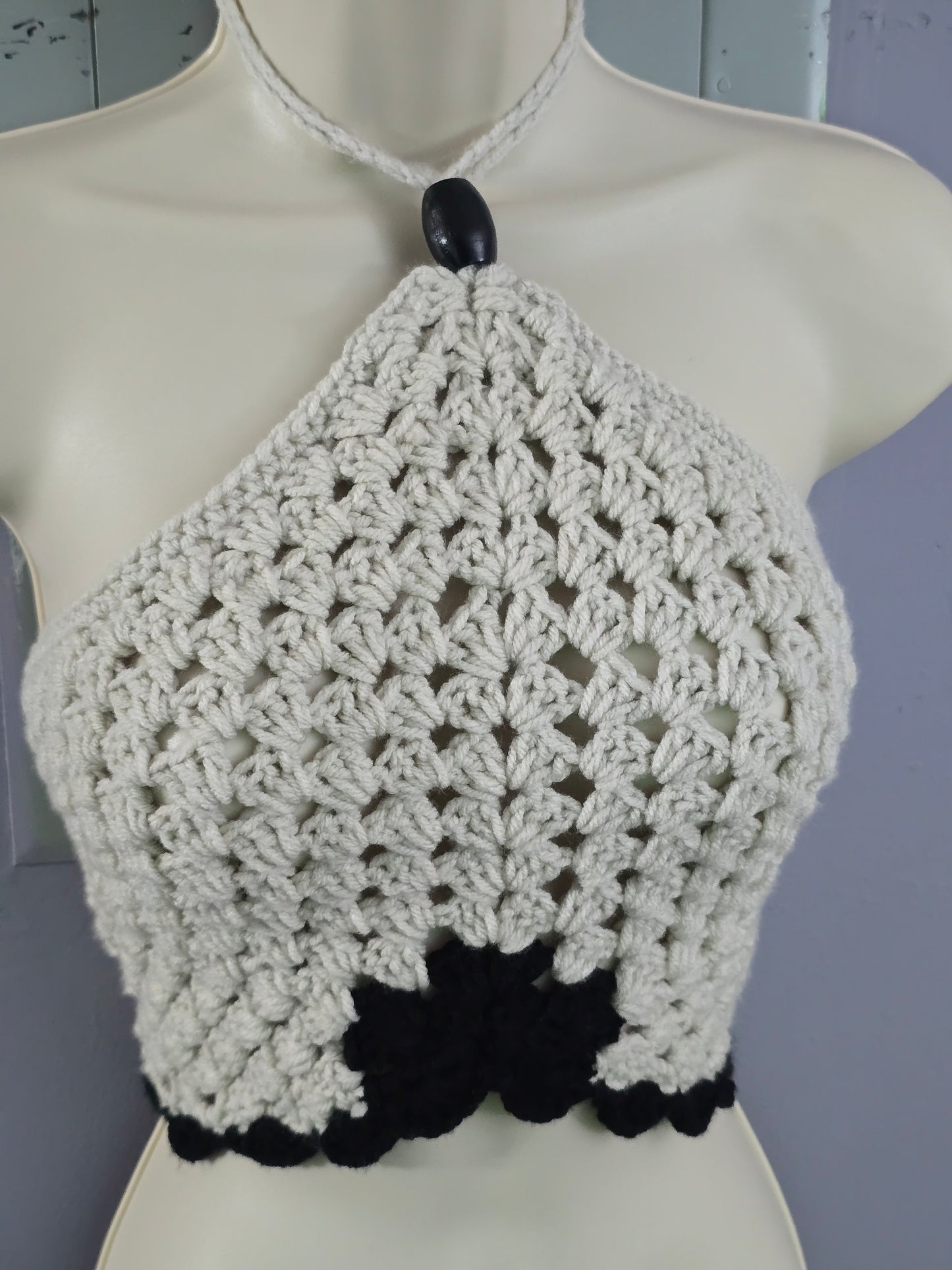 Haut dos nu au crochet taille M | Soldes taille M *