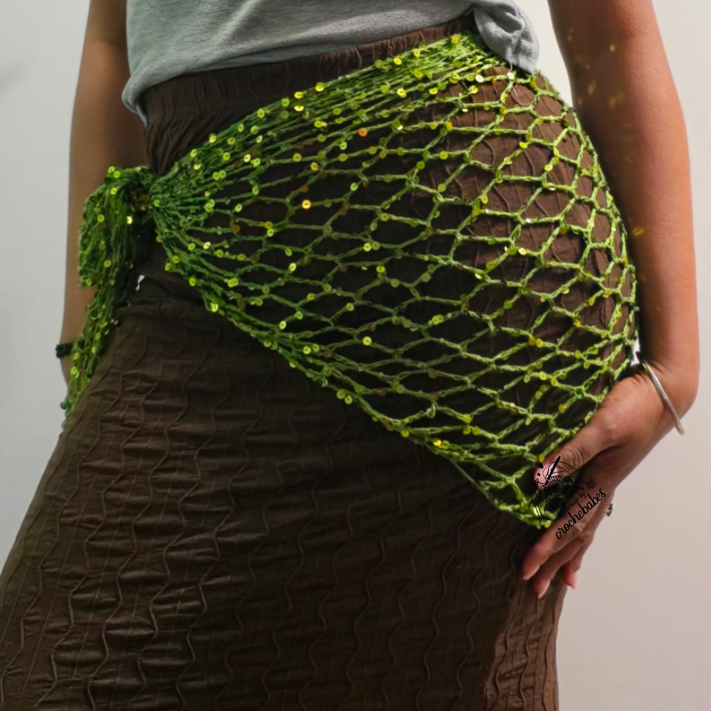 Sequins Skirts and  Swimsuit Wrap | Sequins sparkling warp cover-up