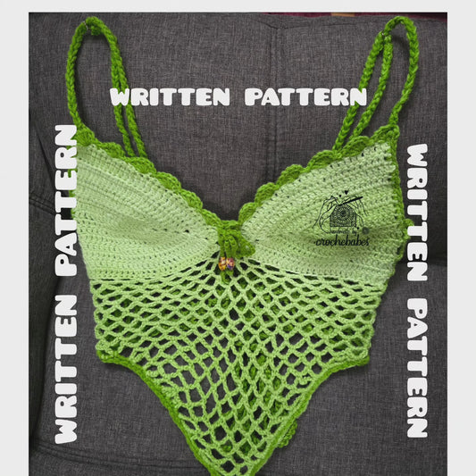Pdf hearttop Digital download crochet top pattern