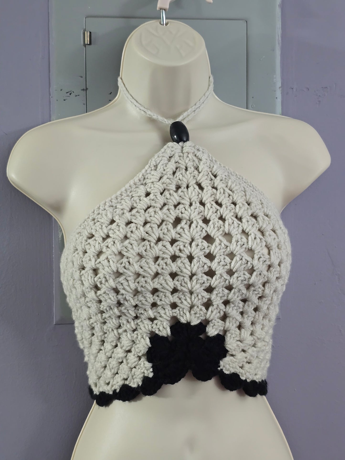 Haut dos nu au crochet taille M | Soldes taille M *