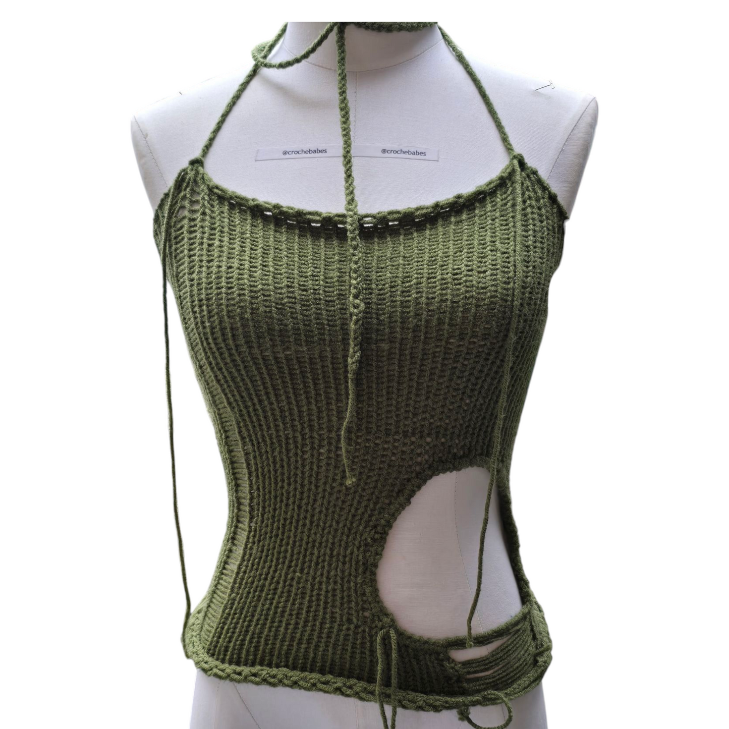 Coachella Crochet shorts and cutout  knitt  top
