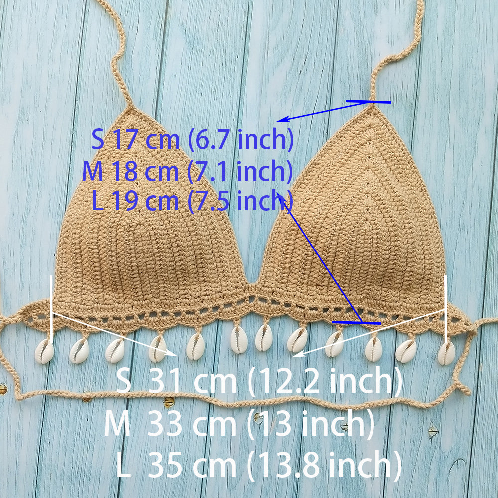 Two-piece Crochet Fringe Bikini Top and Skirt Boho Fringe Halter Top, Crochet Crop Top, Women's Top with Fringe, Women's Bralette