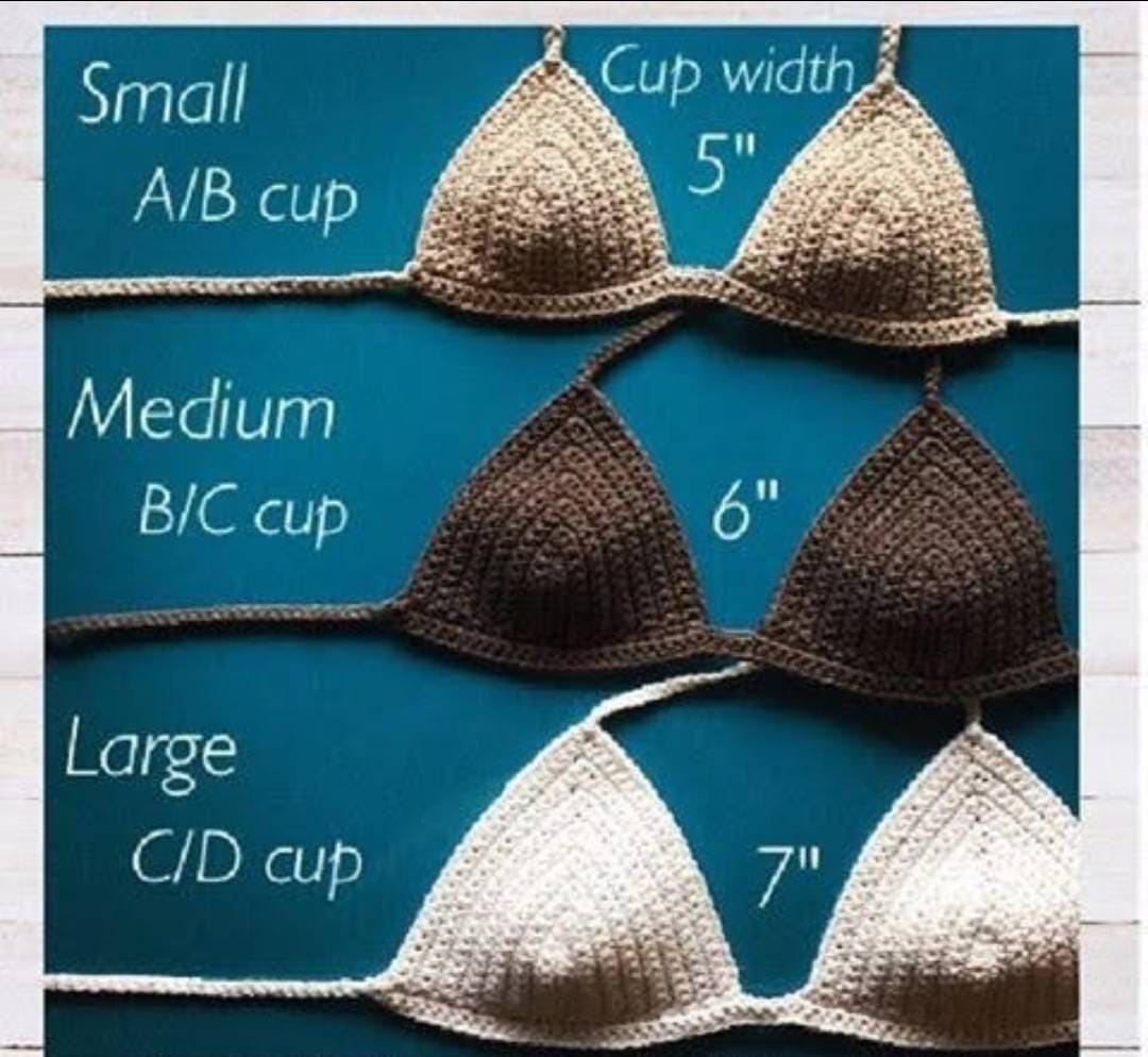 Haut bralette, haut court en crochet