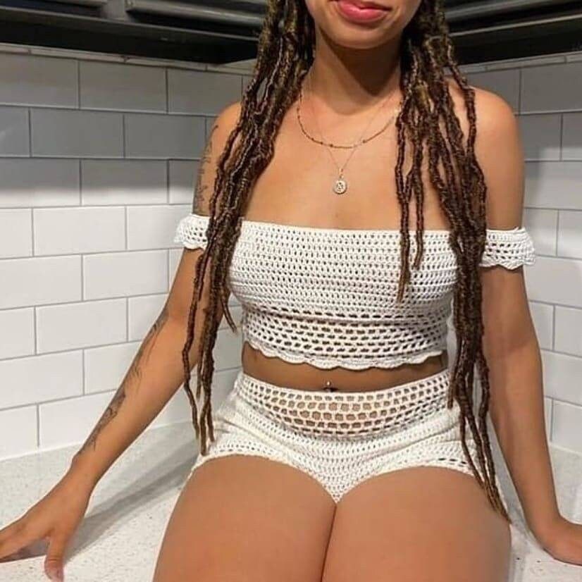Crochet Two Piece Set 