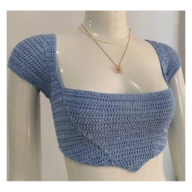 Crochet croptop. Cute crochet top offshoulder Top,Crochet tank top,Crop  top,Festival Top,Boho Crop Top